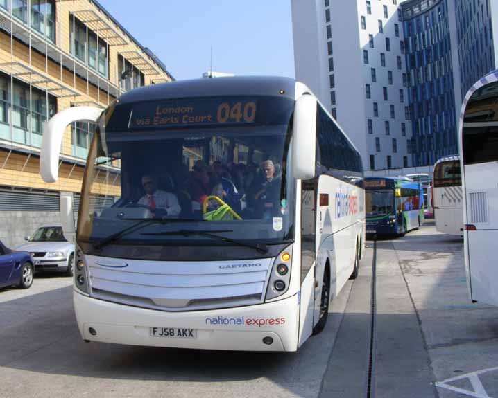 South Glocestershire National Express Scania Caetano Levante FJ58AKX